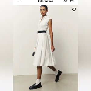 Reformation Prim Linen Dress